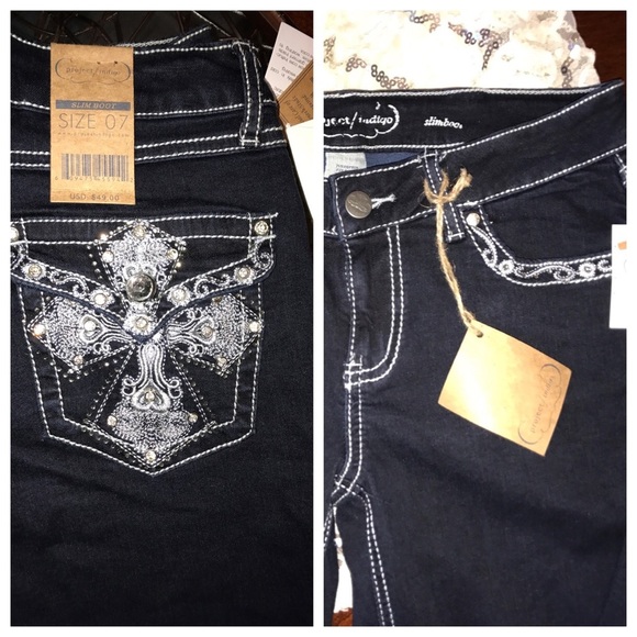 NWT Project Indigo Macy's blue jeans Size 7 - Picture 1 of 7